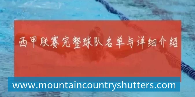 西甲联赛完整球队名单与详细介绍